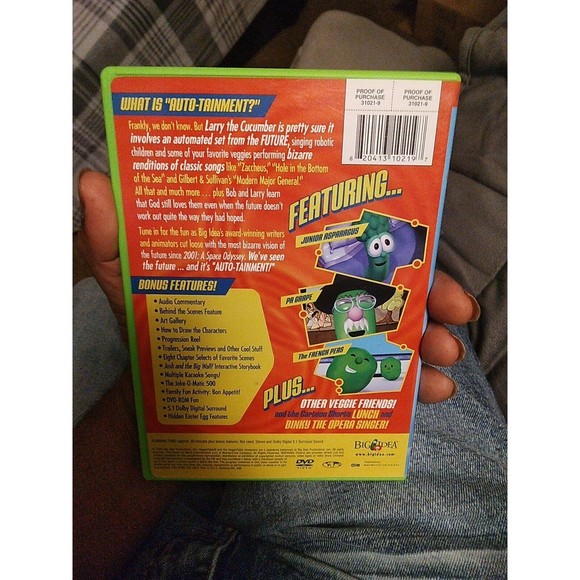 VeggieTales - DVD The Wonderful World of Auto-tainment Children's Entertainment - Picture 2 of 3